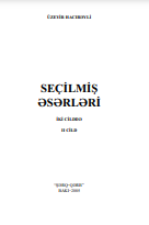 Seçilmiş əsərləri İki cilddə. II cild
